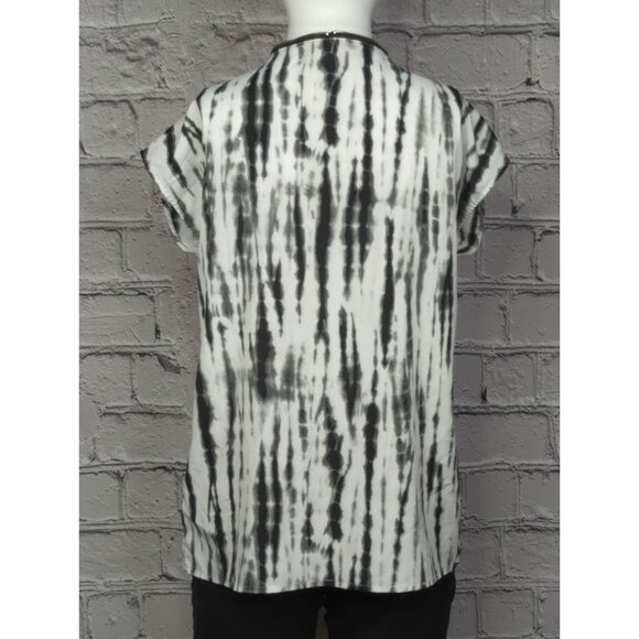 Michael Kors Womens Small Tie-Dye Top With Zipper Accent - Picture 8 of 8